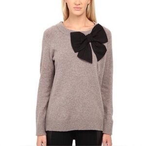 Kate Spade size Small Wool Beige black sweater Taupe